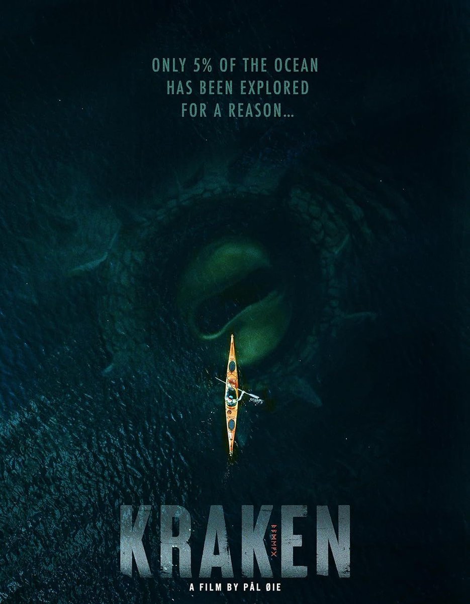 Ladyred23__'s tweet photo. "KRAKEN" (2026)
#FirstWatch #Horror365
A marine biologist investigates a fish farm after two brutal teen deaths, uncovering a terrifying mystery hidden in the depths of a remote fjord.