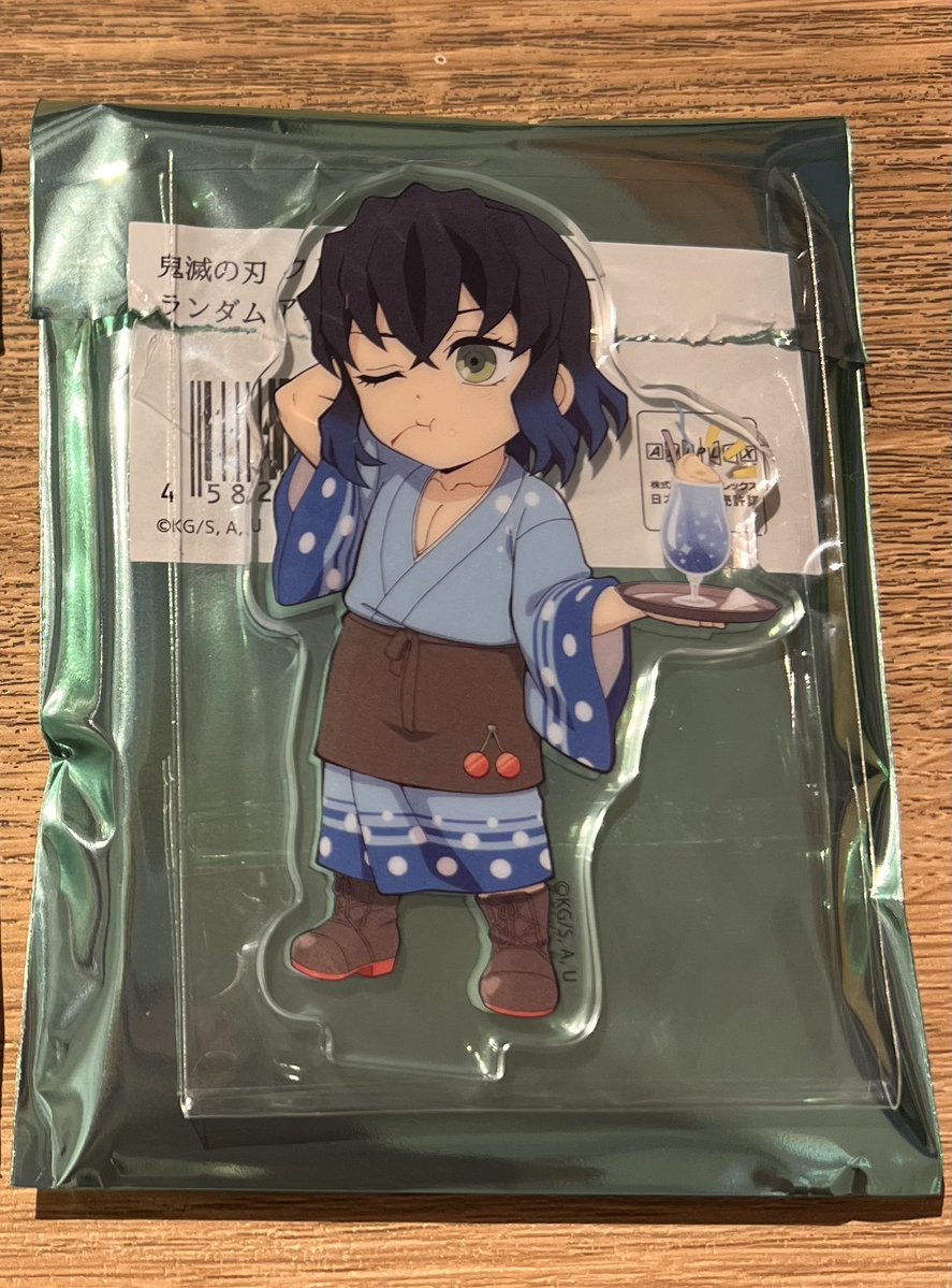neko_3f's tweet photo. 【交換】鬼滅の刃 ufotable Cafe クリームソーダパーラー アクリルスタンド アクスタ A B
譲→A 伊之助・B 善逸、アオイ、伊黒
求→B 義勇＞A 実弥
A⇔Bでの交換可能
郵送または名古屋手渡し(要相談)
検索からでもお気軽にお声がけください https://t.co/hdzMtDaxXy