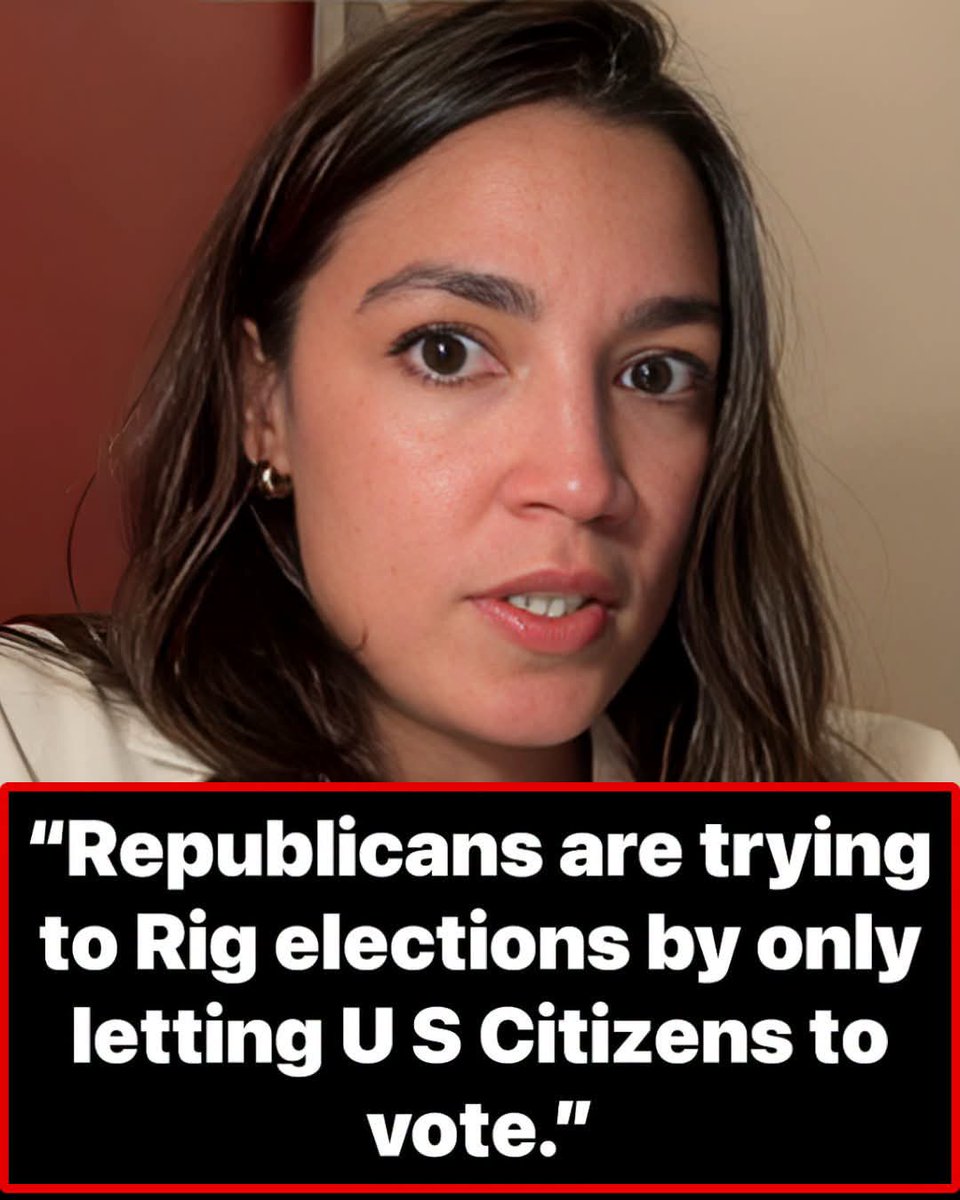 RossyPrime's tweet photo. AOC Claims Republicans Are Trying to “Rig Elections” by Only Letting U.S. Citizens Vote. https://t.co/XVZQwTxHpV