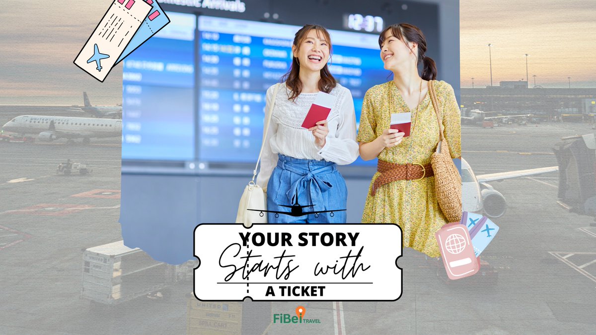 FibeiTravel__'s tweet photo. https://t.co/qlFmwdZ2CL | Your Story Starts With a Ticket βοΈ
One ticket starts everything π΄
π© Message us to book.
#FiBeiInternational #TravelwithFiBei #Bookwithfibei #FiBeiTravel #Philippines #TravelStory #ExplorePH https://t.co/Dn142mltRO