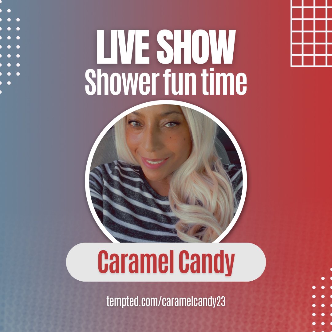 TemptedFans's tweet photo. 🍎 @1Caramelcandy23
🕖 July 29, 10pm EDT
🚿 Steam up... the bathroom, not your imagination 🚿😉 Or maybe just a little!
🔗 https://t.co/LFlOubOskK

 #livecams #humpday #nsfw #nude #amateur https://t.co/CSMO1etLKL