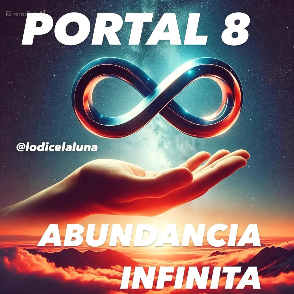 Lodicelaluna's tweet photo. 🌟 Ya empezamos a prepararnos para el Portal 8: el Portal de la Abundancia Infinita.

Agosto nos trae una de las energías más poderosas del año para alinear intención, conciencia y acción con nuestros sueños.

Es tiempo de abrir caminos, elevar tu frecuencia y manifestar aquello que realmente querés crear.

🔁 RT para que esta información llegue a más personas.