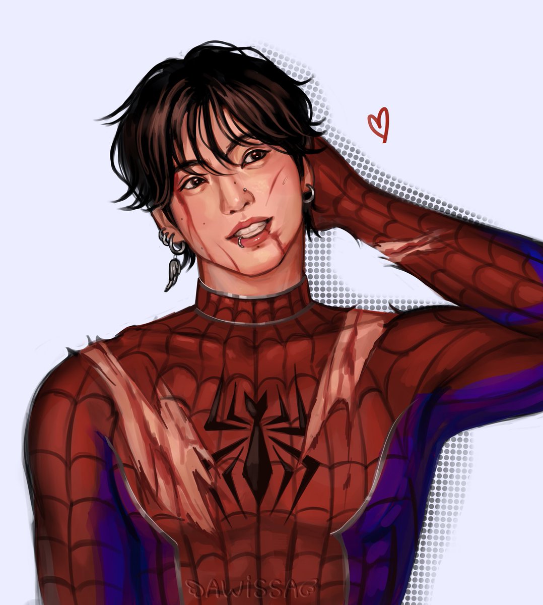 awissa_art's tweet photo. spidey koo!🕸️🕷️~ 
#jungkook #spiderman #btsfanart https://t.co/TAVGrCxiRO