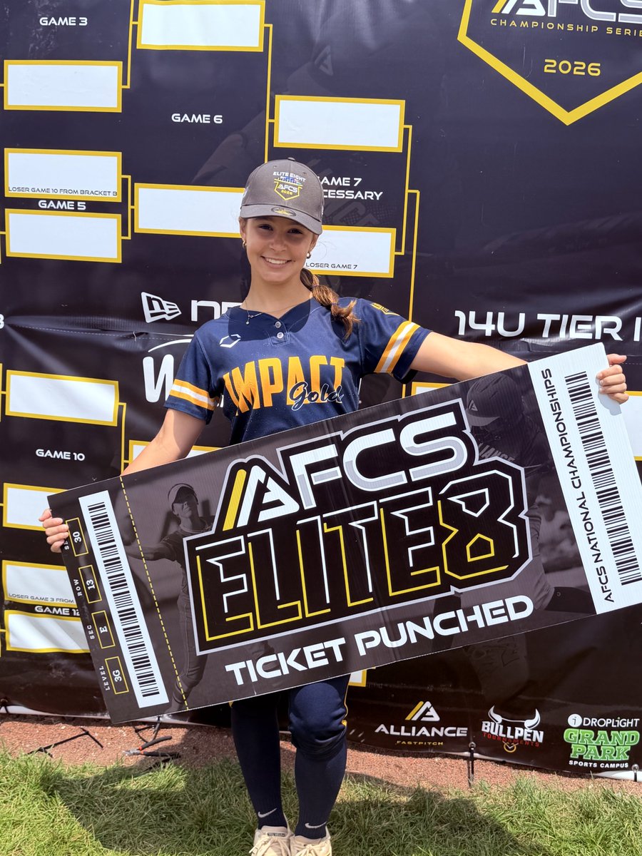 EmiryJeane's tweet photo. Tier 1 Elite 8 at the AFCS!!! 
Still got work to do. 
@ImpactGoldOrg @IGNational2029 @STMsoftball @jazzvesely @ShannonBelt3 @LineDsoftball @ExtraInningSB @STMathleticsnow https://t.co/xwV25hQaYC