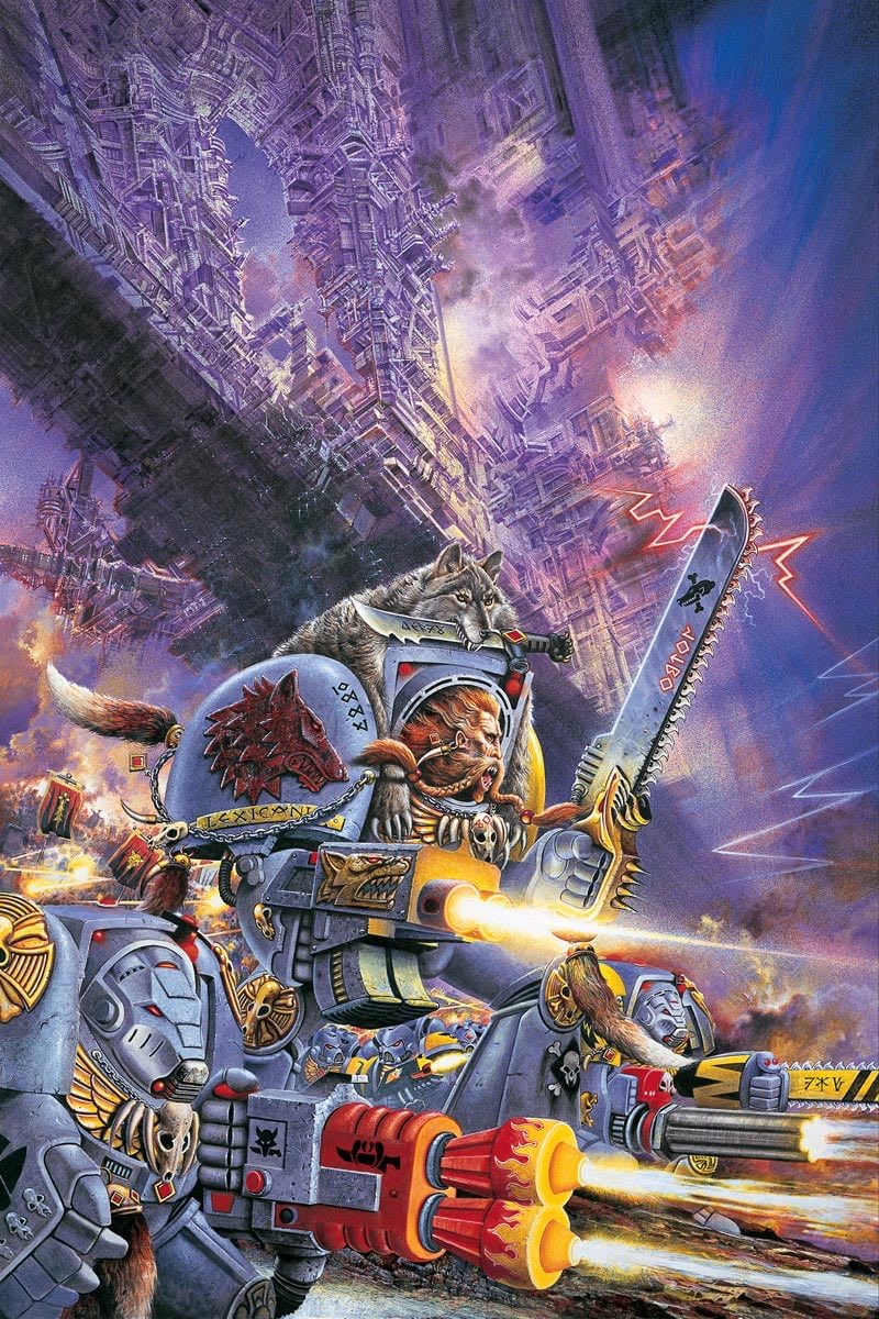 retroscifiart's tweet photo. Incredibly detailed art by Geoff Taylor for Games Workshop’s White Dwarf magazine and Warhammer box art https://t.co/HsXCY7Uem1