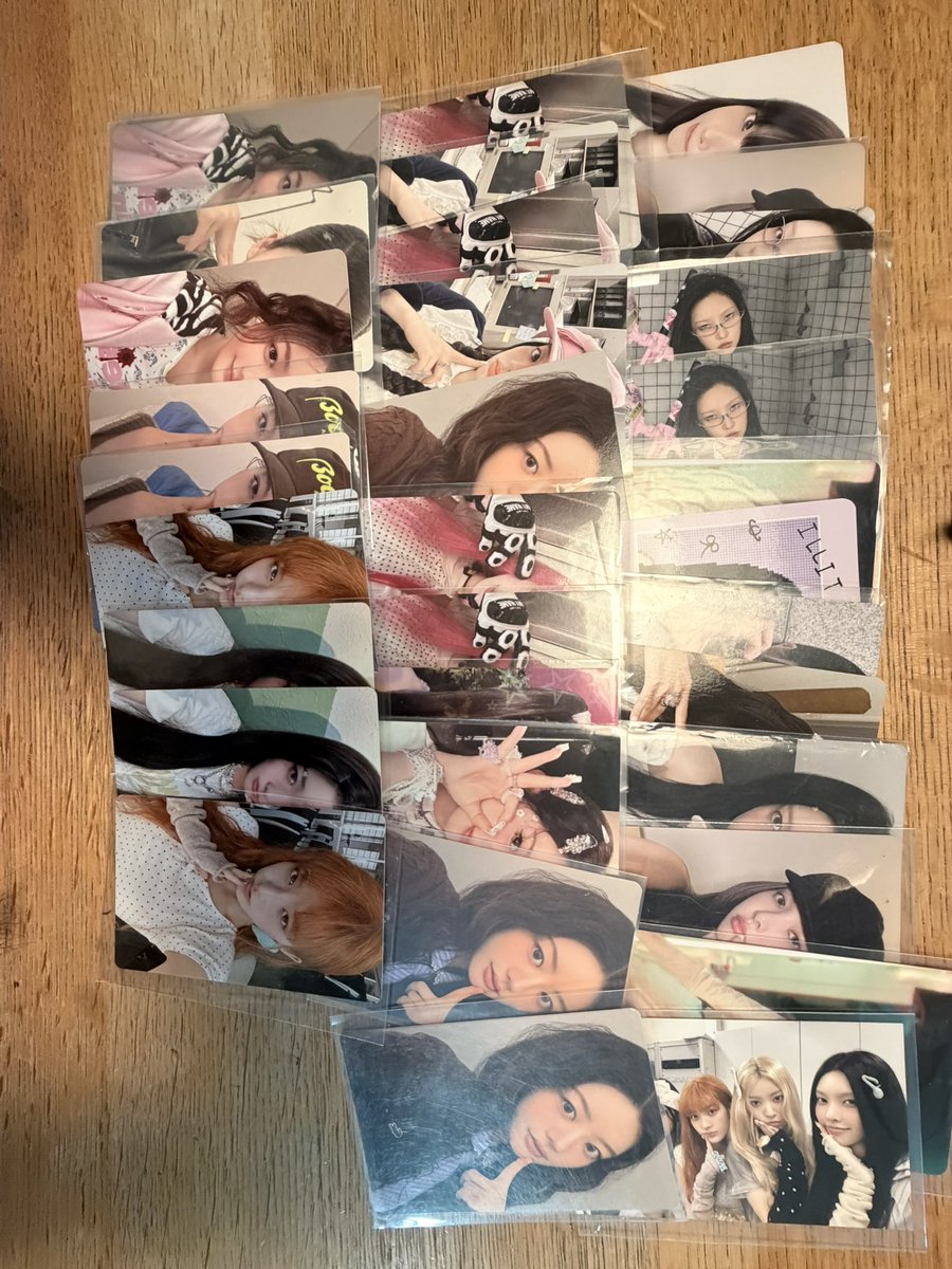 cjwgv's tweet photo. 求  シリアル or買取orウォンヒ過去可(リプ欄に続く)

譲 ⬇️トレカ 
検討よろしくお願いします😭お気軽にお声掛けください。
 #ILLIT #ILLIT交換 https://t.co/dfuueZVH96