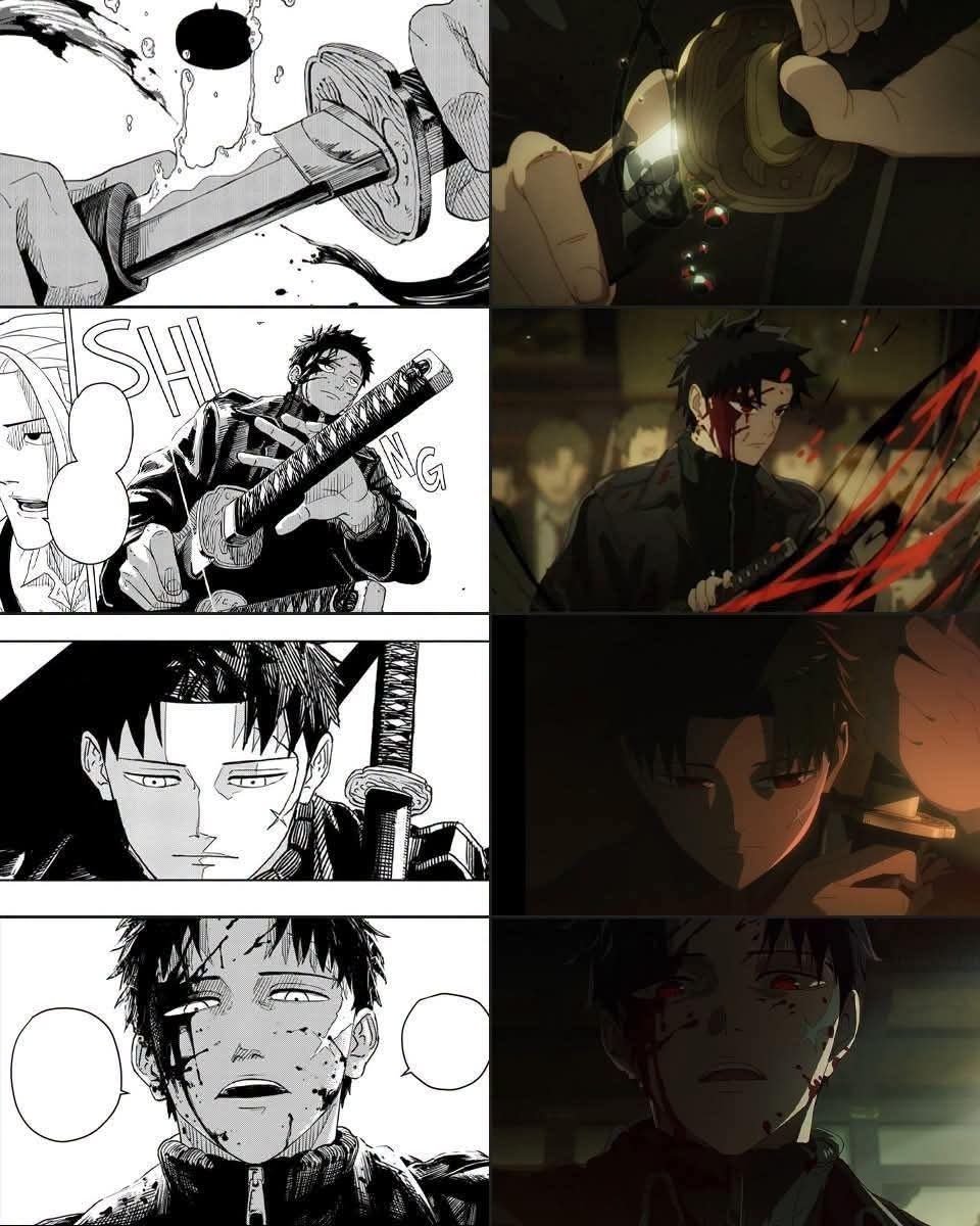 AnimexTwts's tweet photo. MANGA                               ANIME https://t.co/O8tch9FTii