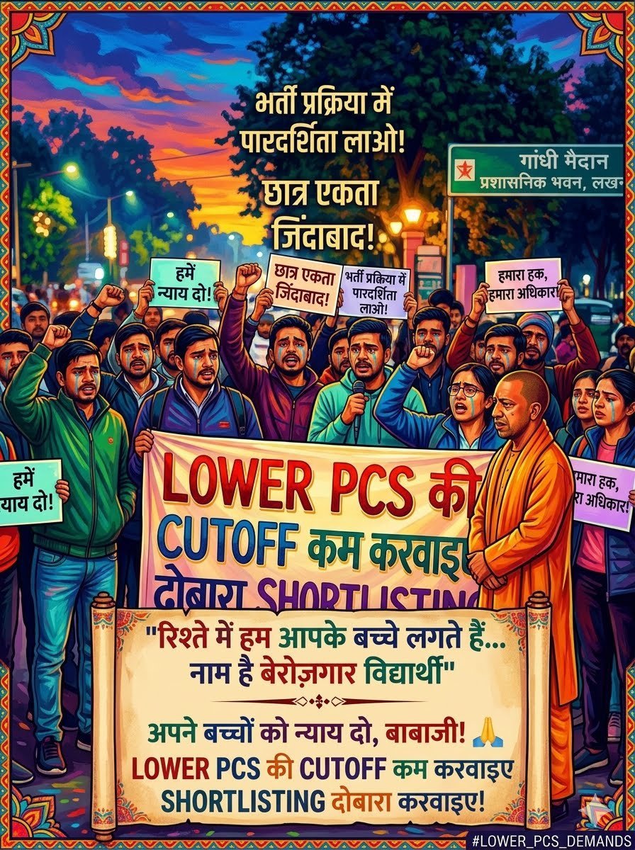 gauravmish82512's tweet photo. #justiceforlowerpcs. @yogiadityanath https://t.co/J80QHfzl96