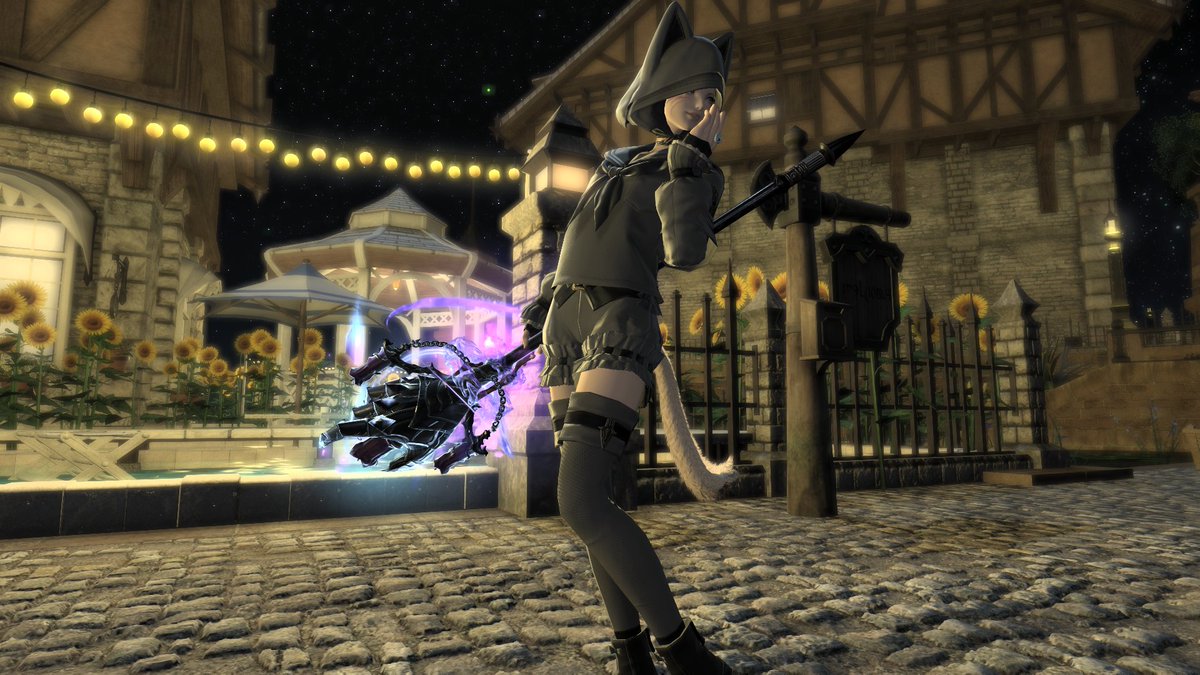 omochiFFXIV's tweet photo. 黒魔のファントムウェポン完成✨

やったー！！！

ZWのマゾさに鍛えられたせいかあんまり辛くなかった！

あとは数理で楽ちんだ～

#FF14 https://t.co/w8JSFQzMxJ