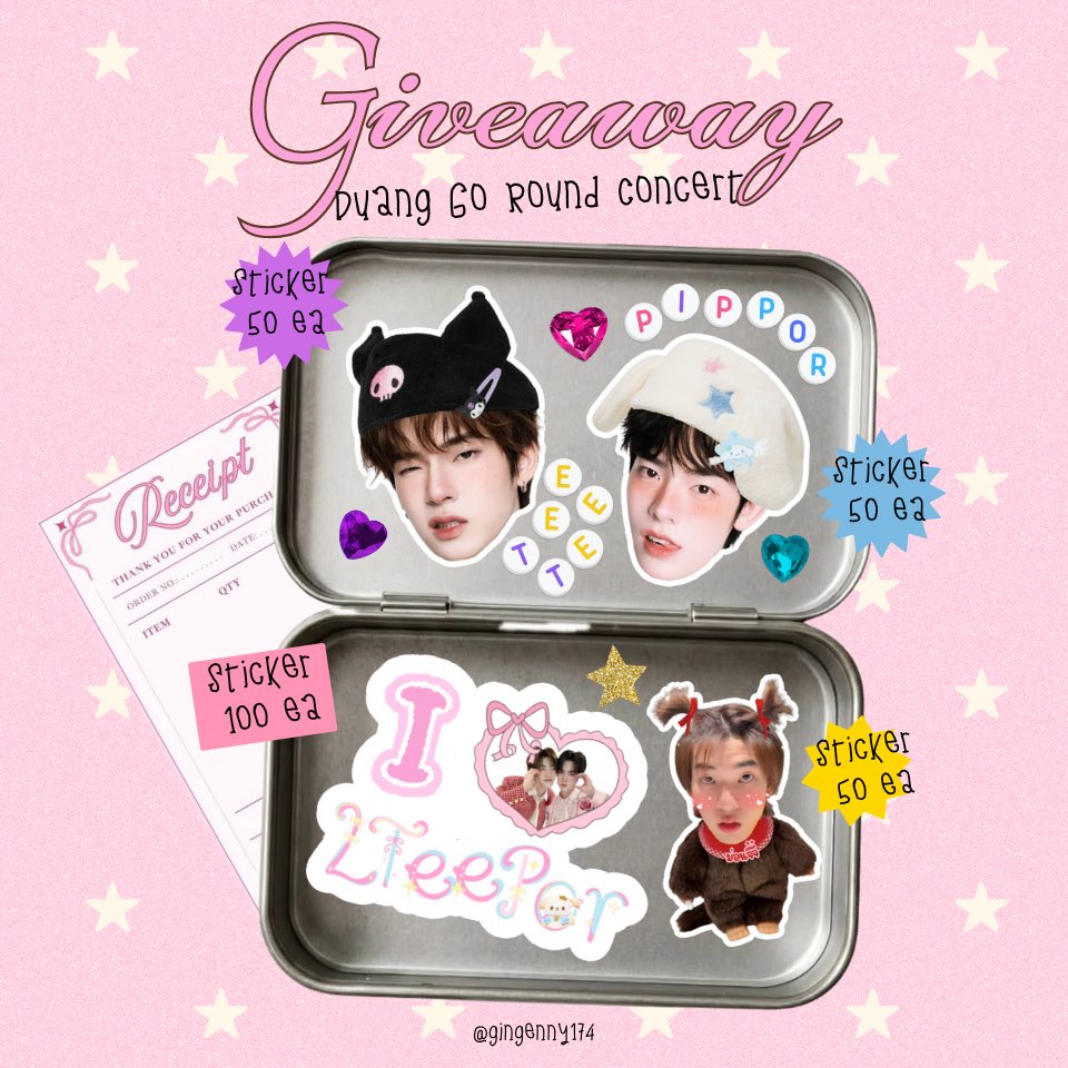 gingenny174's tweet photo. ₊˚⊹♡ 𝑷𝒍𝒔 𝑹𝑻~ ♡⊹˚₊

જ⁀➴ 𝒈𝒊𝒗𝒆𝒂𝒘𝒂𝒚 🎀
🎠#DuangGoRoundConcert 🎢🎡

🗓️ date : 16 august 2026
🎪 location : Impact arena
⏱️ time : TBA 𓂃.☘︎ ݁˖

․⋆𓂃 #เจอด้วงที่อิมแพคนะเธอ ꒰ 🌟🌟 ꒱
․⋆𓂃 #teeteepor ꒰ 🐶🐻‍❄️ ꒱ https://t.co/N5ve6Qo4Qt
