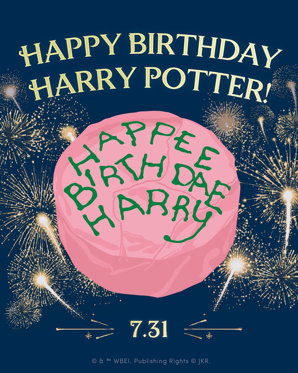 hpshopjapan's tweet photo. ⠀⠀＼＼　　 \ 　 / 　　／／​
👓HAPPY BIRTHDAY HARRY👓​
⠀⠀／／　　 /　 \　 　＼＼​

今日は #ハリーポッター の誕生日🎂

リプライで🎂の絵文字を投稿して
皆でハリーをお祝いしよう🎉​
愛溢れるメッセージもお待ちしてます💌​

#たんじょびィおめでと
#ハリポタショップ原宿 #ハリポタショップ赤坂