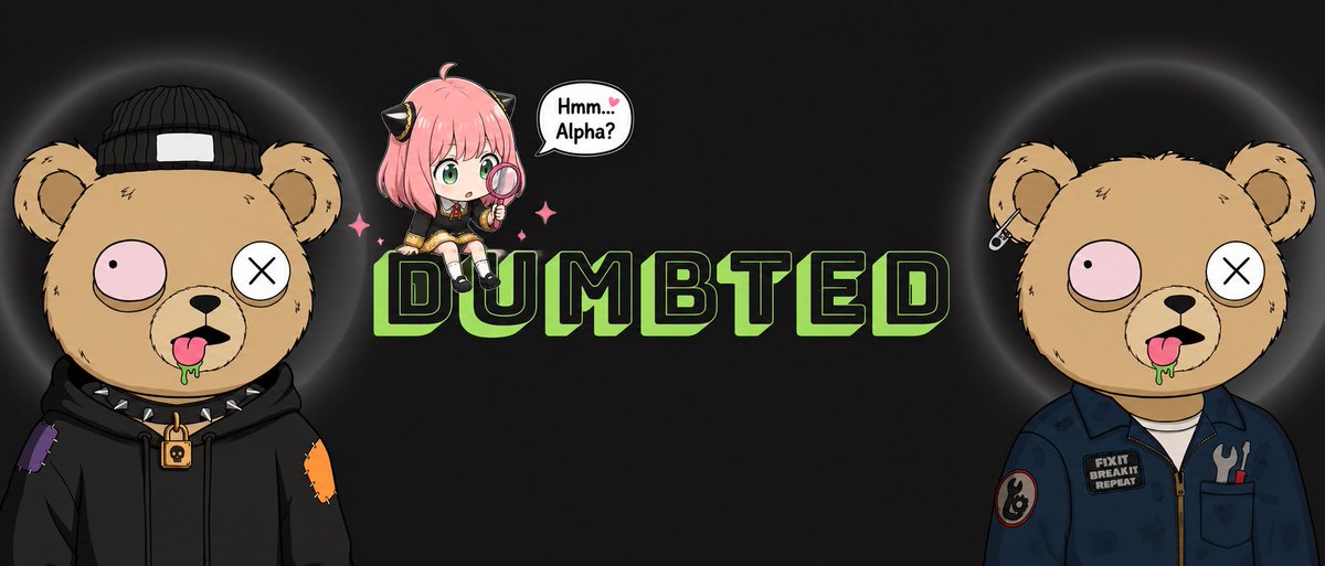 bellew193's tweet photo. ━━━━━━━  ♡ 🎀 ♡  ━━━━━━━

🧸  𝐃𝐮𝐦𝐛𝐓𝐞𝐝 𝐛𝐲  @Dumbtednft  🧸

𝟓𝟓𝟓 𝐨𝐧 𝐒𝐨𝐥𝐚𝐧𝐚.

𝐓𝐨𝐨 𝐃𝐮𝐦𝐛 𝐓𝐨 𝐑𝐮𝐠.
𝐓𝐨𝐨 𝐋𝐮𝐜𝐤𝐲 𝐓𝐨 𝐋𝐨𝐬𝐞.

━━━━━━━  ♡ 🎀 ♡  ━━━━━━━ https://t.co/ypZmWoTH8h