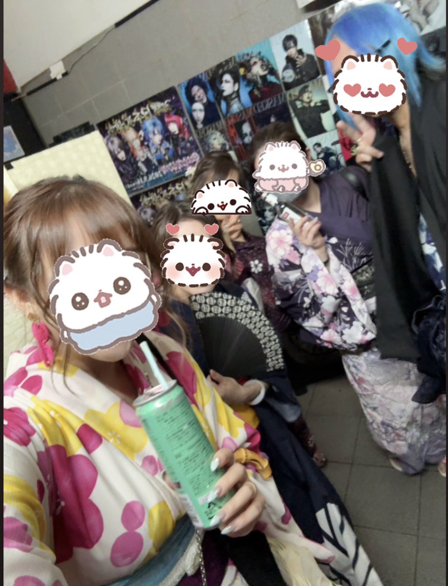 milkymoon_tm's tweet photo. みんなの浴衣　かわいかったーー✨ https://t.co/ixnZ9Jt4IW