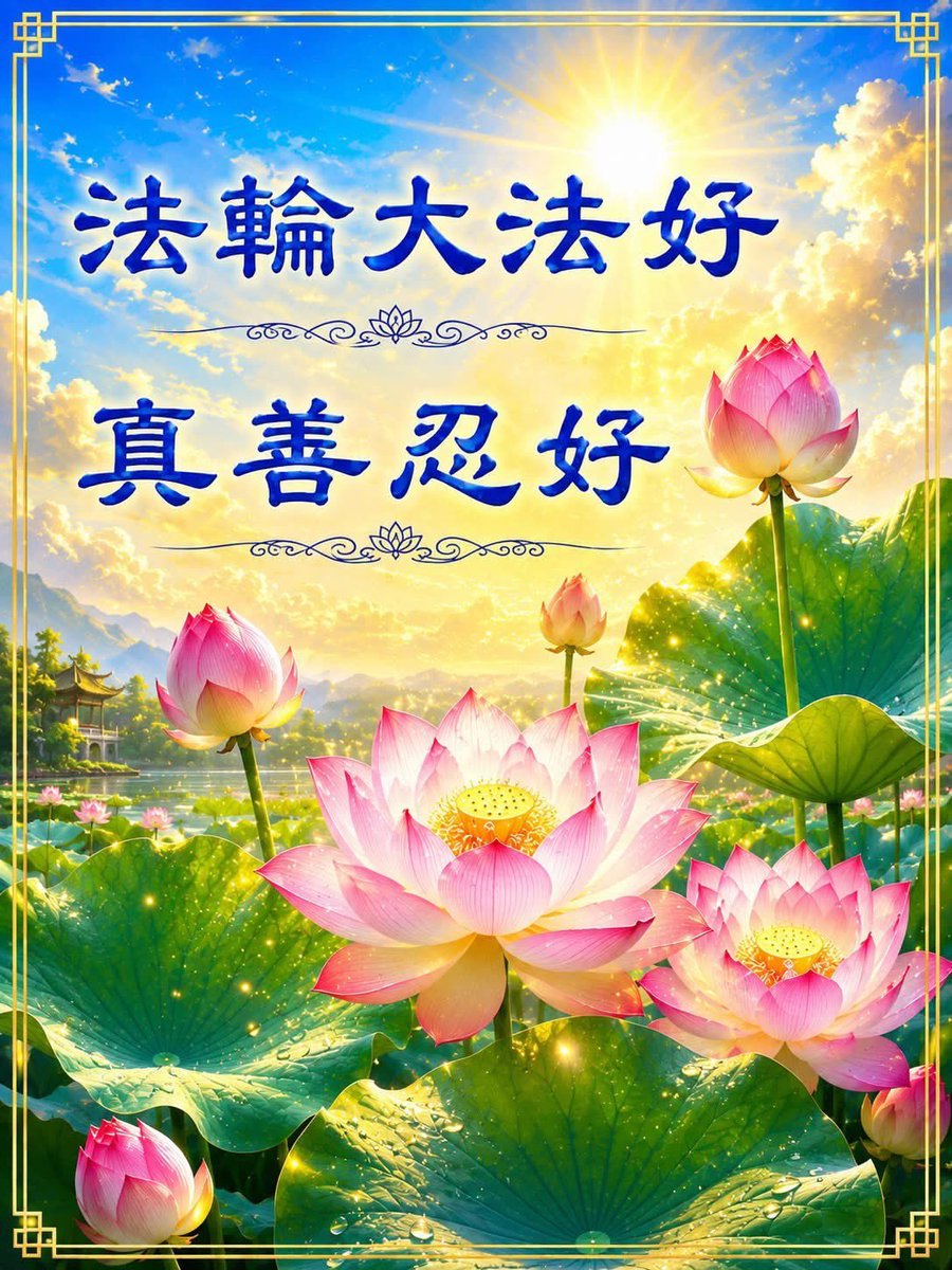 Cheryl128312911's tweet photo. 倆倆相繼而來　得法一起回家
文: 山東大法弟子
￼
我是二零零七年接觸大法的，感謝師父不僅讓我擁有了一個美滿的家庭，更重要的是使我由一個社會小混混蛻變成一個能為別人著想、修心向善的大法徒！

https://t.co/kpOjLm8qpJ https://t.co/DpKwfRhZC3