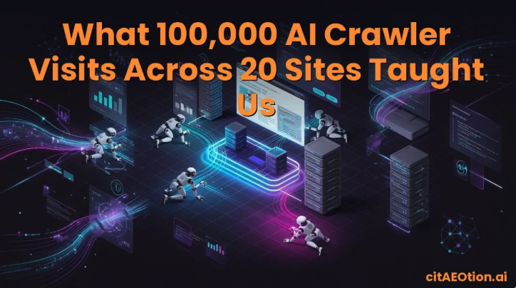 citAEOtion's tweet photo. Across 20 sites, AI crawlers logged 114,644 visits in 40 days, more than 2,800 a day. The finding that surprised us most: 
https://t.co/qAnvzZ4Hj5 https://t.co/RGtFhTMolB