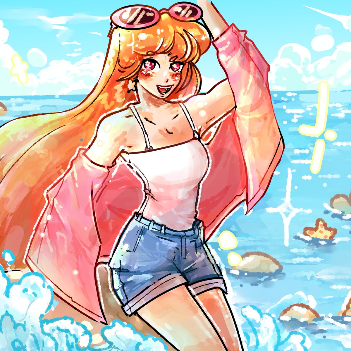 AbelBlue5's tweet photo. #Summergirl #artㅤㅤㅤㅤ🌊🌊🌼 https://t.co/mTDGVfUYGm