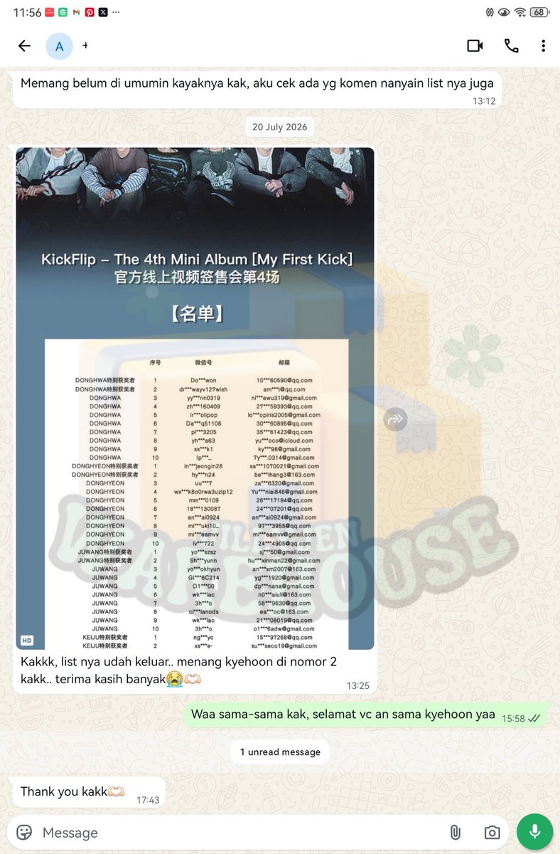 wh_jillyjen's tweet photo. ✅ co xianyu
✅ co weidian
✅ co mini program wechat
✅ tf alipay
✅ winner apply video call event kms kickflip

#jj_proof https://t.co/Ep31gGWwQ4