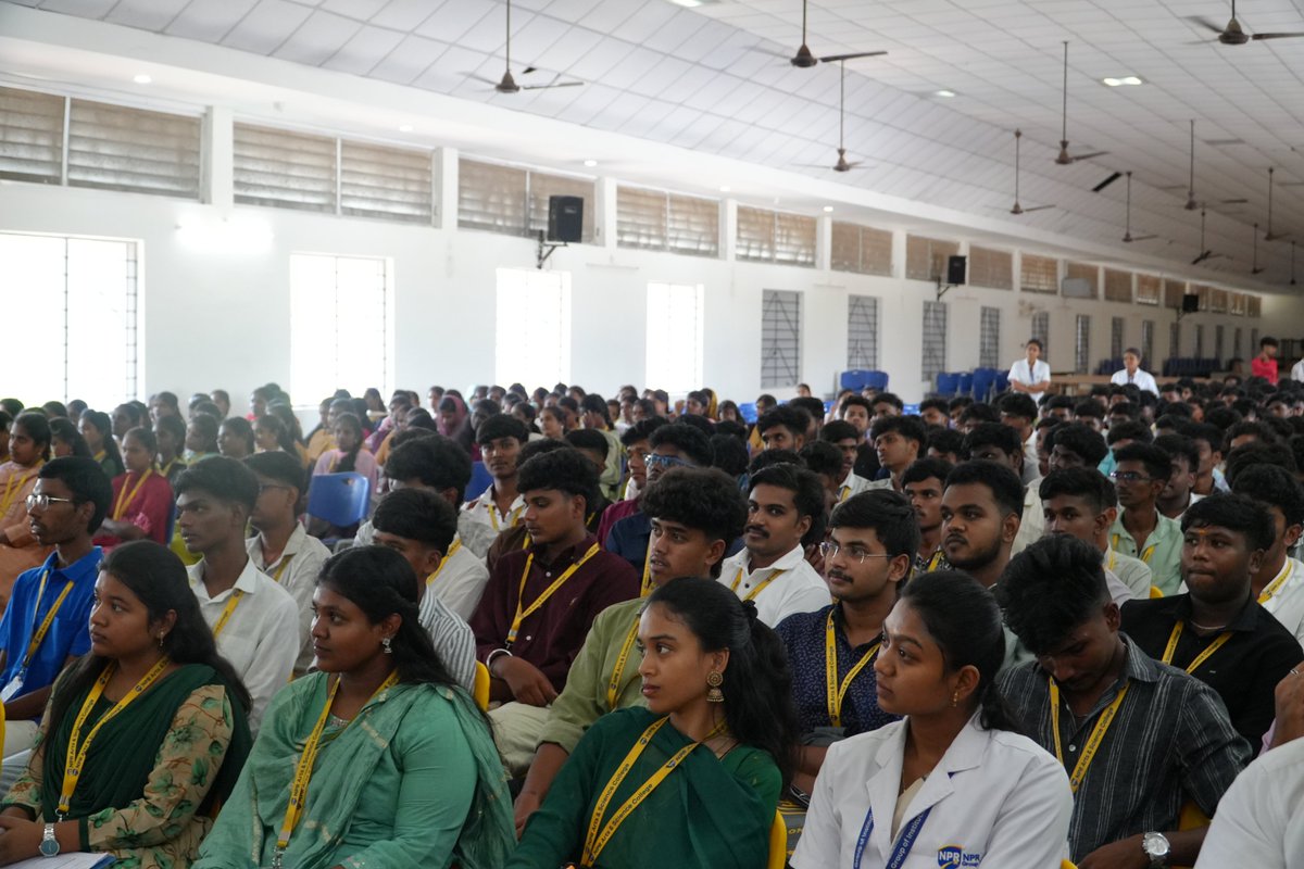 nprinstitutions's tweet photo. Full circle moments! π HR Connect at Thiruvalluvar Hall featured an inspiring keynote by HCL Executive & proud NPR alumna Ms. T. Aishwarya. Thank you for giving back! ππΌπ
#NPRGI #NPRASC #HRConnect #AlumniSuccess #HCL #MKU #AdmissionsOpen https://t.co/qBRwqt24gJ