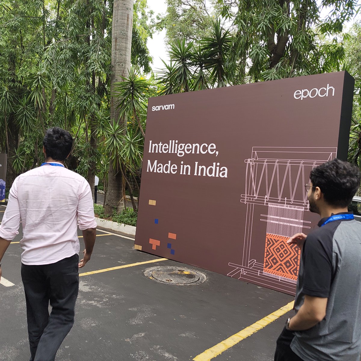 dhruvdoshi_'s tweet photo. At @SarvamAI Epoch!!! https://t.co/Svy5oxCRHW