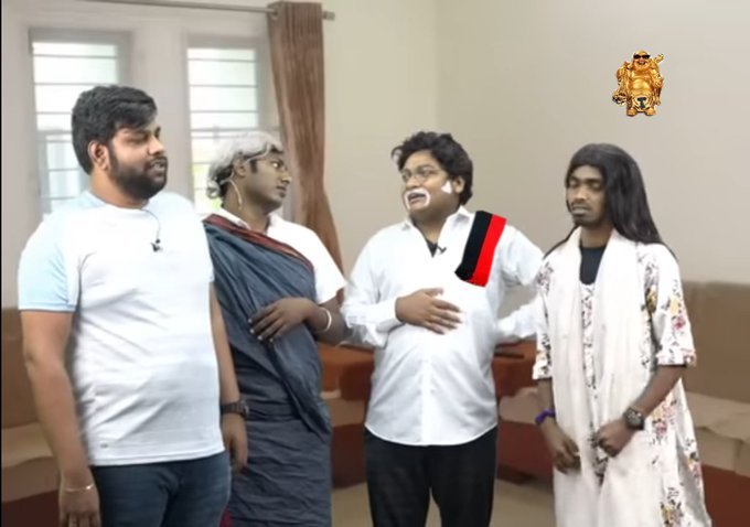 Rajesh_Lms's tweet photo. ஸ்டாலின் to உதயநிதி 
அடுத்து என்னப்பா போராட்டம் பண்ணலாம்?...

நீட் ரத்து போராட்டம் பண்ணலாமா?

நீட் ரகசியம் கேட்டே நம்மள சாகடிப்பானுங்கப்பா 

அப்ப மது ஒழிப்பு போராட்டம்?

இத்தன வருசமா என்ன புடுங்குனீங்கன்னு நம்மளையே கேள்வி கேட்பாங்கப்பா 

அப்ப பாலியல் வன்கொடுமைக்கு எதிரா போராடுவோமா?

பாலியல் வழக்குல கைதான பாதி பேர் நம்ம கட்சிகாரங்க தான்பா 

அப்புறம் எப்படிப்பா தவெக அரசுக்கு குடைச்சல் கொடுக்குறது...