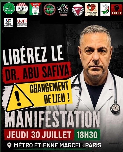 Homere40211586's tweet photo. Bonjour tout le monde :
" Une injustice commise quelque part, est une menace  pour la justice dans le monde entier. "
Martin Luther King 
Libérez le Dr Hussam Abu Safiya
Très  bon jeudi à tous 
Bons baisers du Jura 
#FreeDrHussamAbuSafiya
#FREEPALESTİNE https://t.co/qdL6zyFh1J