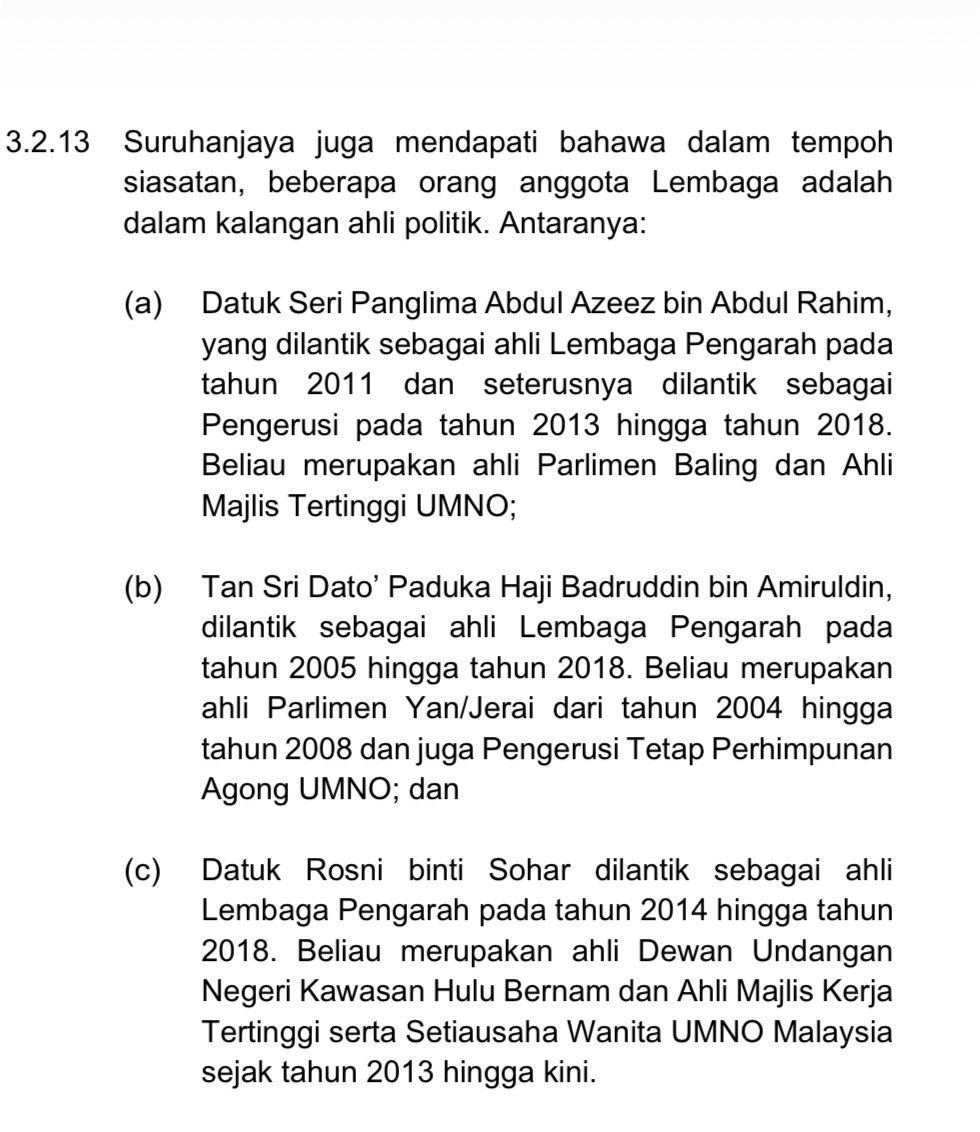 Aisehman's tweet photo. SKANDAL TABUNG HAJI

Hamzah: “Takda kaitan dengan UMNO”

Suruhanjaya Siasatan DiRaja: “Ada tiga orang UMNO … sorang Pengerusi, dua Ahli Lembaga Pengarah”

Masa UMNO jahanamkan TH dulu, Hamzah orang kuat UMNO. https://t.co/UgIIdFJtWR