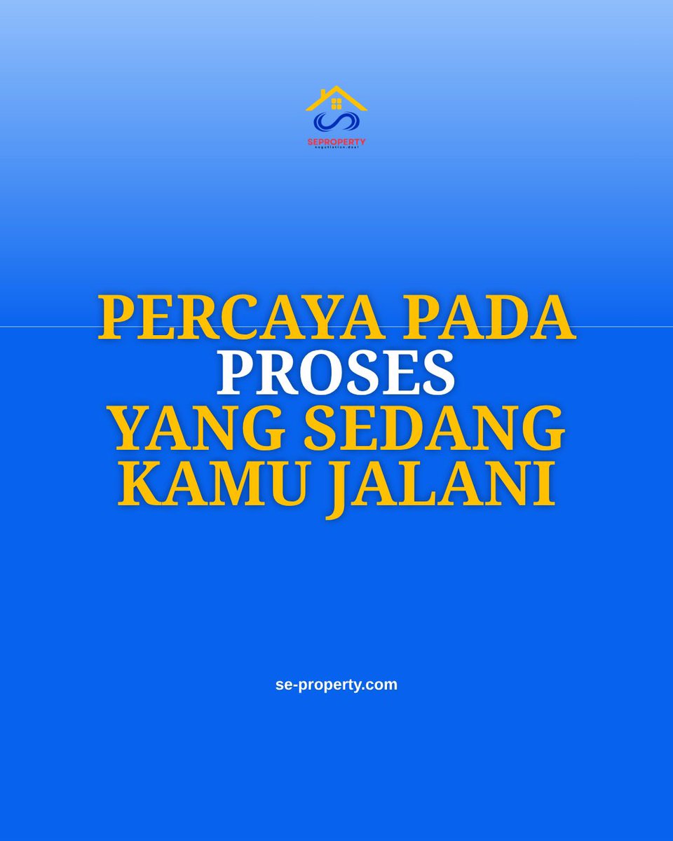 Semasa_Property's tweet photo. Percaya pada proses yang sedang kamu jalani. 

Tidak semua hasil datang dengan cepat, tetapi setiap langkah selalu membawa pelajaran. 

Tetap melangkah, karena waktumu untuk bersinar akan datang.
.
.
#tetapsemangat #motivasihidup #katakatabijak #inspirasihariini #seproperty https://t.co/vINxIi1TLX