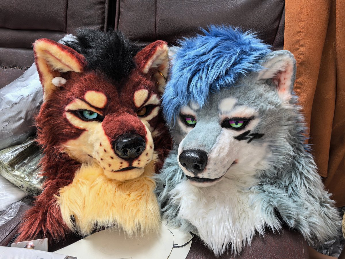 Cloud_wolffer's tweet photo. 嘴筒子兄弟@RedWolfSiche 
#furry #fursuit ㅤㅤㅤ https://t.co/j2tEbFxhPS