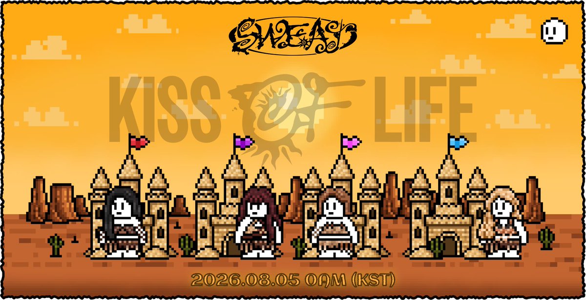 KISSOFLIFE_S2's tweet photo. KISS OF LIFE
3rd Single [SWEAT]

🏃‍♀️KISS OF LIFE X 찰리와 걷기🏃‍♀️
KISS OF LIFE와 찰리의 뜨거운 만남이 시작됩니다 🔥

👣 2026.08.05 0AM ~ 2026.08.31 11:59PM (KST)
https://t.co/QkOueLOx26

💦 2026.08.04 6PM (KST)

Pre-save / Pre-order
https://t.co/DcgAqWkaaT

#KISSOFLIFE #키스오브라이프 #KIOF #키오프 
#JULIE #NATTY #BELLE #HANEUL 
#쥴리 #나띠 #벨 #하늘 
#SWEAT