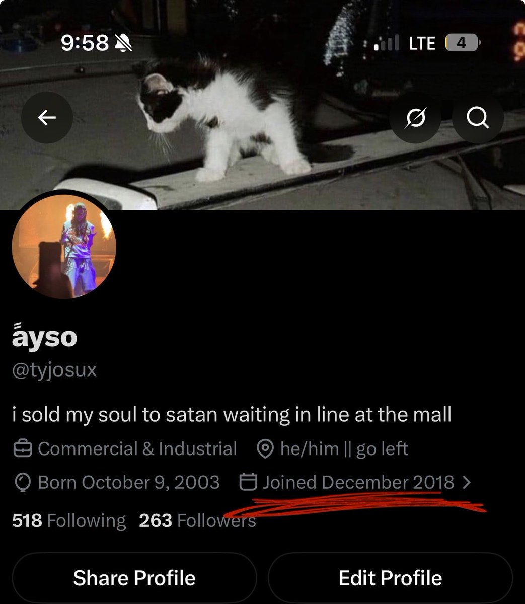 tyjosux's tweet photo. @brokencartt @bradenpeterss @stranglercore @bradywatkins15 @BUCKESHOT @G59RECORDS @SuicideChrist @suicideLEOPARD @cocktoes 1: i’ve had this account for years
2: i don’t tweet often because im at my job, which clearly you lack based on this weak ass reply you don’t seem to be capable of much https://t.co/CFTkUGFcfS