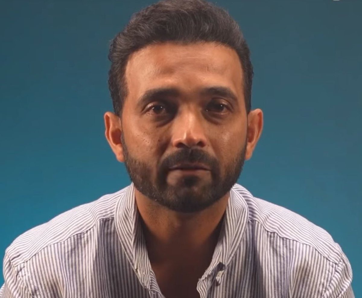 CMTNews24's tweet photo. 🚨 AJINKYA RAHANE IN TEARS! 🚨

An incredibly emotional moment as Ajinkya Rahane gets teary-eyed while officially announcing his retirement from all formats of cricket.

Test Cap Number 278 signs off after a glorious, selfless, and memorable career for Team India. https://t.co/QeS8fp0OMt