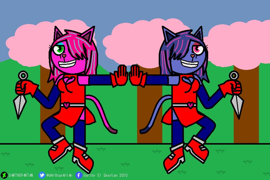 d4rthsp4rt4n's tweet photo. I drew for BadHarleyluck31 (on DeviantArt)
They are her OCs Tina & Nika dressed as the Dancerings
I hope you like how i got 😃
#htfoc #tina #nika #fanart https://t.co/ZKv68ULXOS