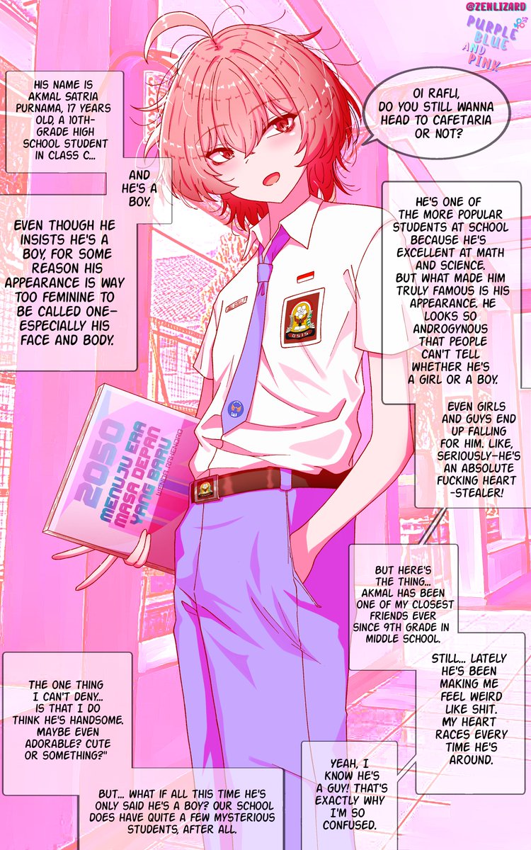 Zenlizard55's tweet photo. My friend gender is ambiguous | PBP–1
#漫画の日 #comiccreative #VGenCode https://t.co/qwM9XKQQX6