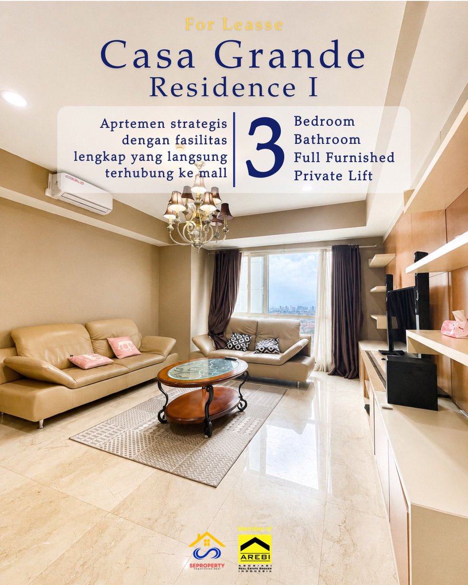 Semasa_Property's tweet photo. For Rent Apartemen Luxury
Area nya di Kokas Jakarta Selatan

Harga untuk unit Private Lift cuma Rp. 35 Mio/month

Hubungi Agent :
☎ +62 856-4869-8785 ( Admin kantor) 
📧 setiamegahberjasa@gmail.com
.
.
#sepropertyjakarta #casagrande #sewaapartemenjakarta  #property #seproperty https://t.co/9mkKqTgYsf