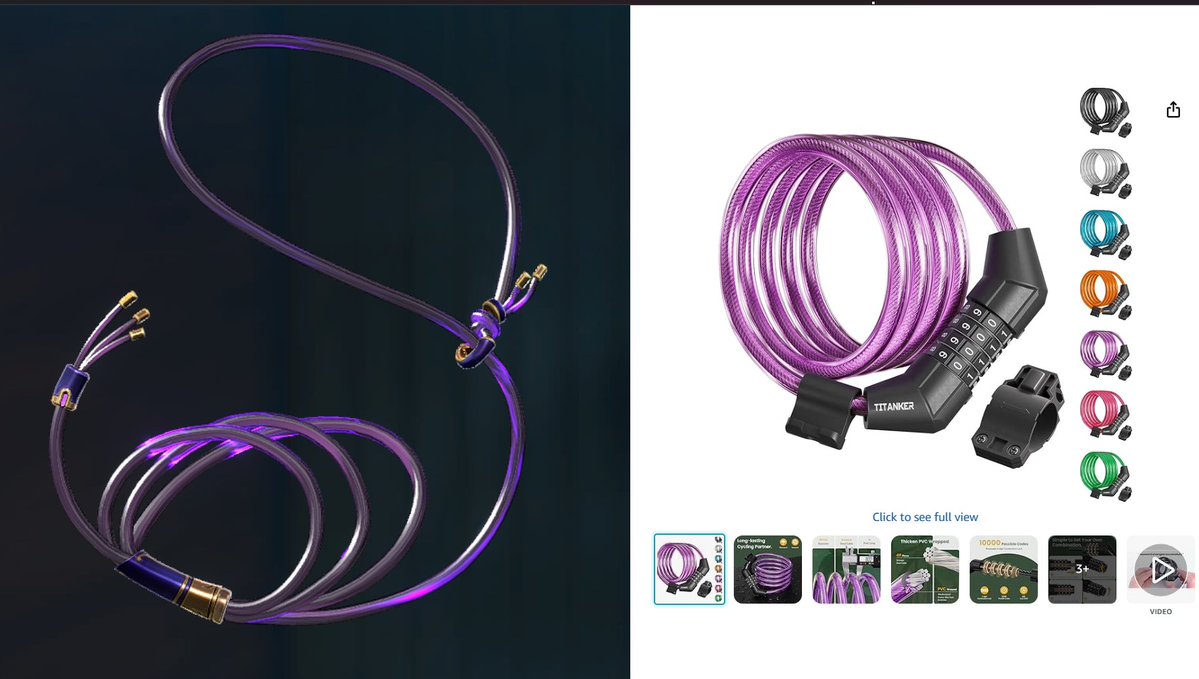 ND_1ee's tweet photo. is it just me or does anyone else thing that Neo Frontier 2.0 melee looks like a bike lock that a kid would have? https://t.co/tFXijljqBe