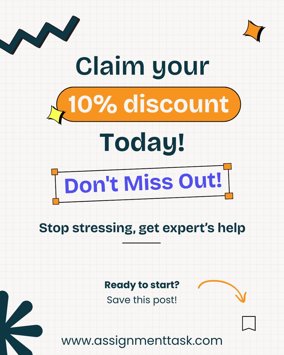 AssignmentTask's tweet photo. Great grades shouldn't come at full price!
Enjoy 10% OFF on all our assignment help services.

https://t.co/wBOdkmQG8p

#assignmenthelp #studentdiscount #essaywriting #academicsupport #homeworkhelp #collegelife #universitystudents #educational #researchpaper #assignmenttask https://t.co/JF28oYAxpS