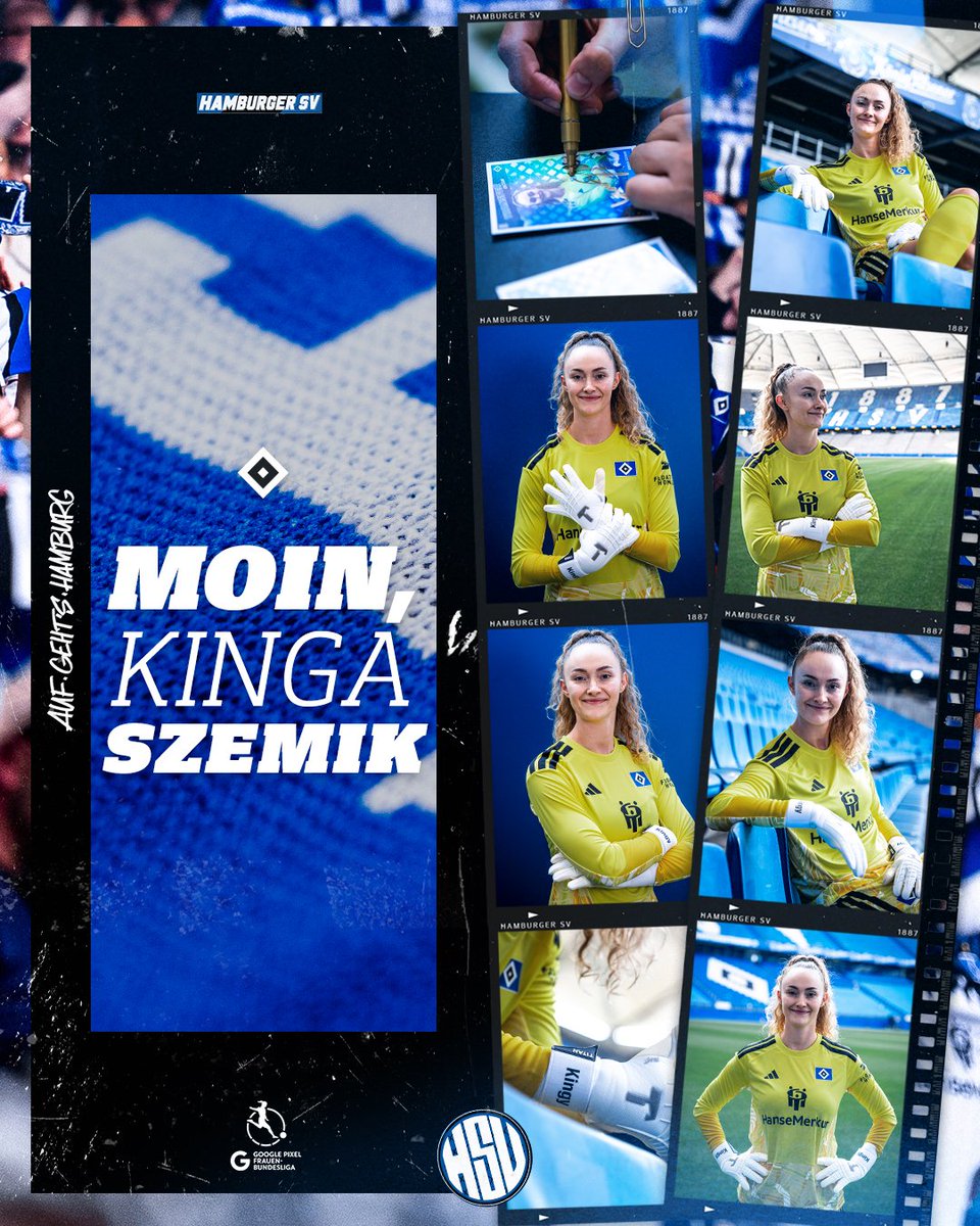 hsvfrauen_'s tweet photo. Aus der WSL direkt in den Volkspark 🔷

Willkommen in Hamburg, Kinga Szemik👋

Wir verpflichten die polnische Nationaltorhüterin von @WestHamWomen .

🗣️"Ich habe einen Ort gesucht, an dem ich mich weiterentwickeln kann."

📲https://t.co/pKyt7z4x88

#nurderHSV https://t.co/7zPSezMFsV