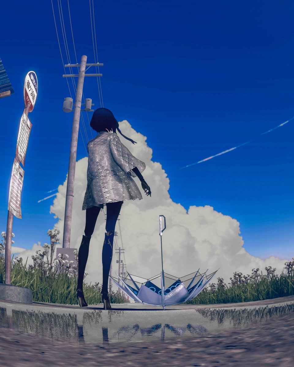 Oku3VRC's tweet photo. あの雲の向こうへ。    

World:追憶の原風景 
Author:mackerel_misogi 
#YOYOGIMORI #VRChatPhotography #VRCHAT https://t.co/fjIIhiecRE
