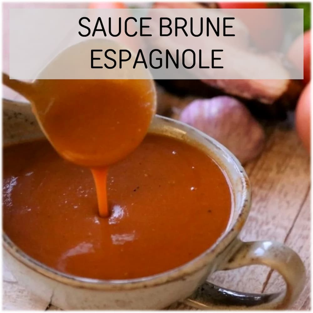 EpicesDelaco's tweet photo. Recette Authentique et généreuse, la sauce brune espagnole est un grand classique de la cuisine traditionnelle. Riche en saveurs grâce aux légumes, au fond brun, aux tomates et aux épices, elle sublime viandes, volailles et plats mijotés. https://t.co/9nl89JlX24