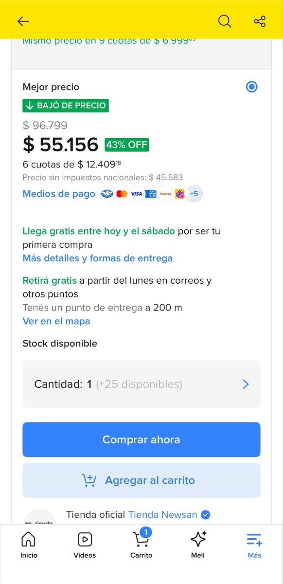Modoahorroarg's tweet photo. 🚨 ¡LA FAMOSA REVLON DE GLITTER A CASI MITAD DE PRECIO! 🚨

Atenti a este descuentazo. La famosa Revlon de glitter (la que recomiendan en todos lados) está con un 43% OFF. 🤯

💸 Antes: $96.799 ➡️ AHORA: $55.156
SOLO EN MERCADO LIBRE:

https://t.co/aNfOwvWQqB https://t.co/DQP79TKfpW