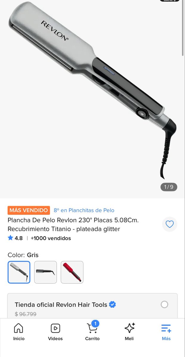 Modoahorroarg's tweet photo. 🚨 ¡LA FAMOSA REVLON DE GLITTER A CASI MITAD DE PRECIO! 🚨

Atenti a este descuentazo. La famosa Revlon de glitter (la que recomiendan en todos lados) está con un 43% OFF. 🤯

💸 Antes: $96.799 ➡️ AHORA: $55.156
SOLO EN MERCADO LIBRE:

https://t.co/aNfOwvWQqB https://t.co/DQP79TKfpW