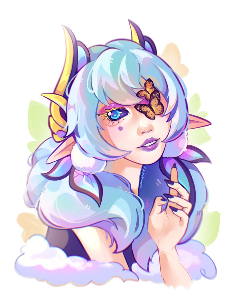 palepinkdots's tweet photo. quick practice w/ faerie court gwen 🦋🌸💫 https://t.co/Tp6LztwPuA