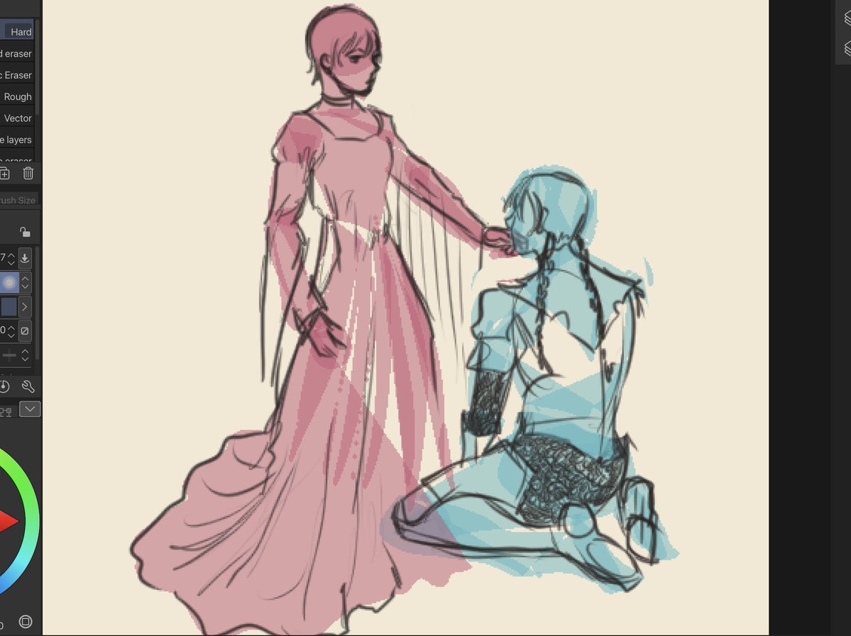 KhimiSketches's tweet photo. Princess x Knight AU #wenclair https://t.co/G6Xalk59W6