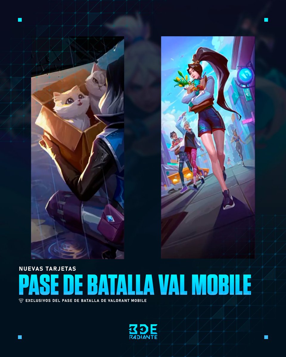 BDERADIANTE's tweet photo. Nuevos cosméticos de #VALORANTMobile: Pase de Batalla 🎟️ https://t.co/W0pbvtG2t8