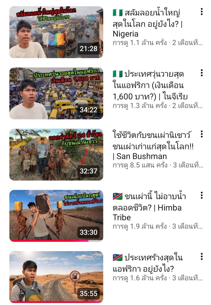 madamefd1997's tweet photo. ทำไมฮลุนถึงเลือกนำเสนอคอนเท้นต์เกี่ยวกับความเป็นอยู่ของชนเผ่า หรือความอัตคัด ยากลำบากของผู้คนทั้งในและนอกประเทศ

ฮลุน เคยให้สัมภาษณ์ของการเป็นนักเรียนทุนโครงการจุฬาฯ-ชนบท ของมหาวิทยาลัยจุฬาลงกรณ์ ว่าเขานั้นเลือกเรียนคณะรัฐศาสตร์ สาขาสังคมและมานุษยวิทยา 

เขาบอกว่า เขาชอบและแฮปปี้กับการค้นคว้าเกี่ยวกับชนเผ่า ได้เห็นอะไรแปลก ๆ ใหม่ ๆ จนกลายเป็นการจุดประกายความฝัน และอยากทำงานกับหน่วยงาน NGO ที่เข้าไปช่วยเหลือผู้คนในถิ่นทุรกันดารให้มีคุณภาพชีวิตที่ดีขึ้น ทำให้เขาเลือกนำเสนอข้อมูลด้านนี้และเผยแพร่ให้เราได้รับชม 

ผู้ชายคนนี้มีอุดมการณ์ชัดเจนและแน่วแน่มาก การเป็นยูทูปเบอร์ในระยะเวลากว่า 3 ปีหลังจากเรียนจบ ให้อะไรแก่เรามากมาย ที่ได้เปิดโลกกว้าง ได้เห็นอะไรที่ไม่เคยได้เห็น

ขอบคุณฮลุนที่ครั้งหนึ่งเคยพาพวกเราท่องเที่ยวและได้เห็นในความตั้งใจนำเสนอคอนเท้นต์ดี ๆ ของฮลุนด้วยนะคะ ขอให้การเดินทางไกลครั้งนี้ของฮลุน พบเจอแต่ความสุขและความฝันที่ตั้งใจ 🤍🕊️

#ฮลุนโซโล่