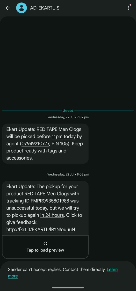 Abdulnasar_AR's tweet photo. @Flipkart @flipkartsupport 

I'm getting worst support from the flipkart support team, have raised a request for return on 20th July  and it approved as well on the same day. Every I'm getting message that return will be picked up today but it is getting closed without called me. https://t.co/3vwUhmJmga