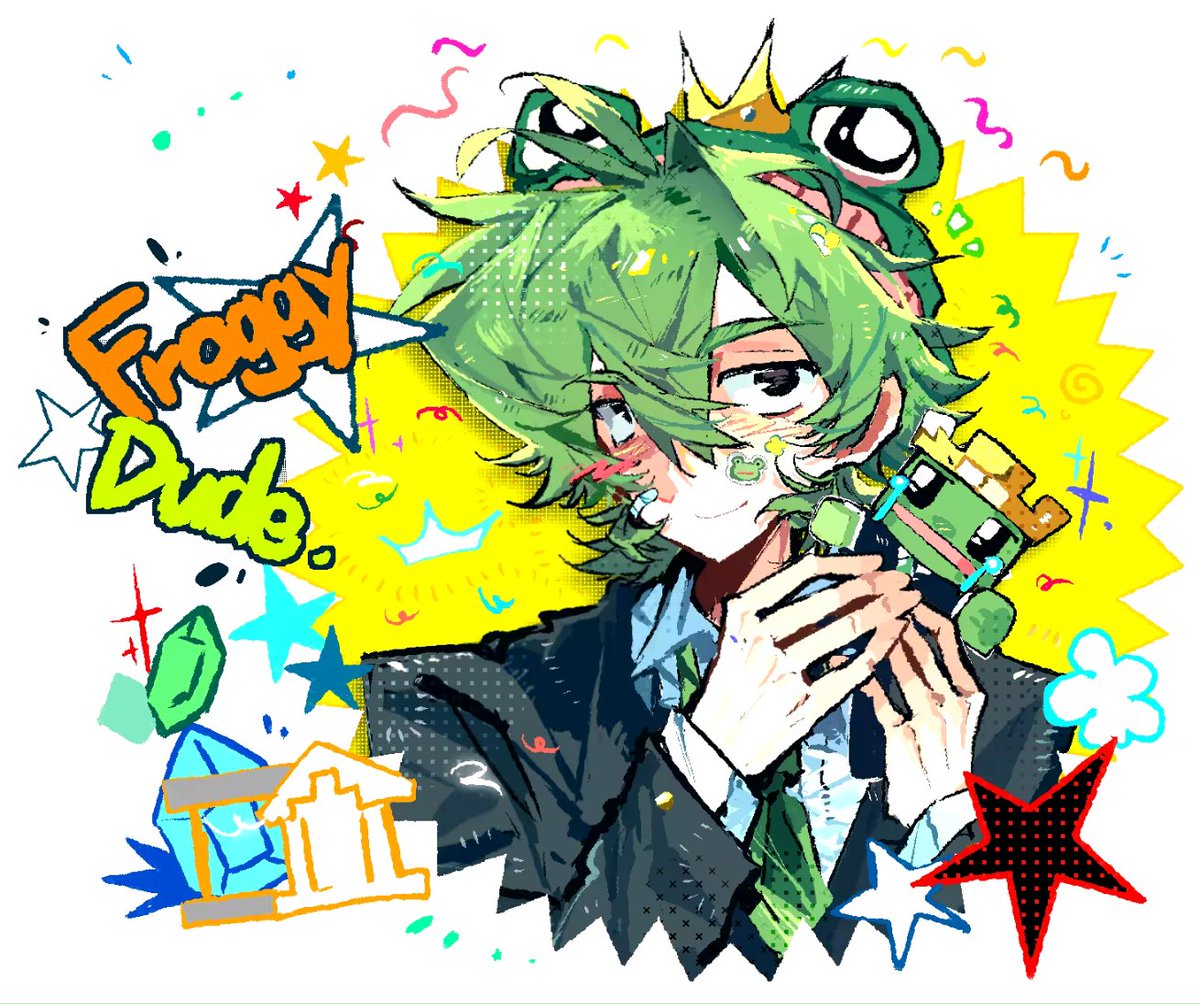 MorrisonPe84325's tweet photo. 很久之前画的🤝 #froggydude #froggydudefanart https://t.co/oxHjAuxe8v