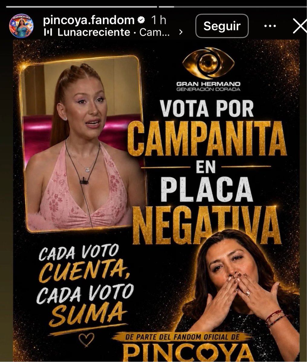 Ghpicante4's tweet photo. La gente de luana , pincoya , hanssen , ZILLY Mariela 

Van por CAMPANITA AL 9009 

#granhermano https://t.co/kajLHDrWaR