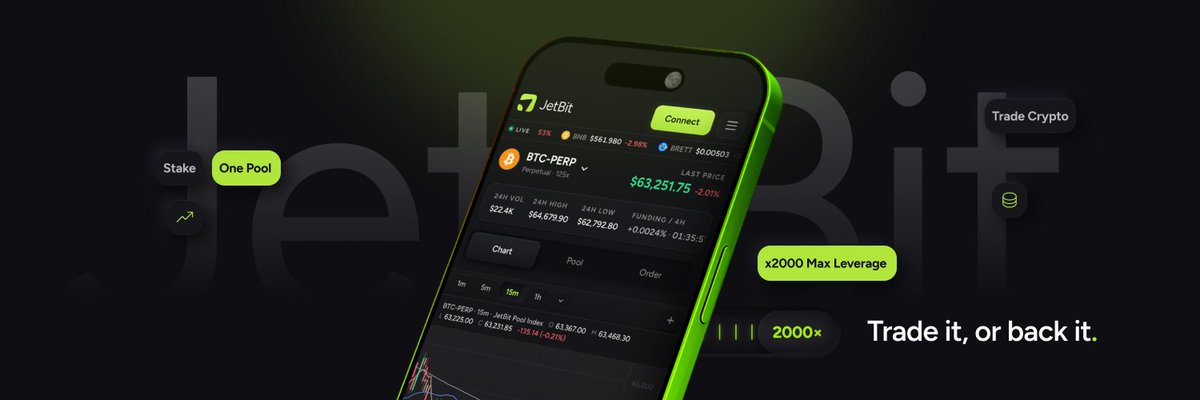 only_son_twitte's tweet photo. gm CT 🌞 

Alpha on ground 🚨

Most Perp DEXs make you trade against market makers.

@JETBIT_Global flips the script.

Every long or short is matched against a single on-chain USDT pool not an order book.

✅ Always liquid
✅ Oracle priced
✅ No KYC
✅ Gas-free after your first deposit
✅ Up to 2000× leverage on crypto, gold & forex

And if trading isn't your thing?

Be the house. Stake USDT into the pool and earn from trading activity instead of chasing low-yield farms.

This is a fresh take on perpetual trading. 
https://t.co/z31CtJ7Fqx