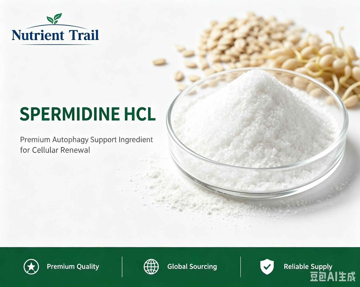 nutrienttrail's tweet photo. Spermidine HCl is a research-backed gold-standard ingredient for cellular rejuvenation &amp; healthy aging. It triggers natural cellular autophagy, clears damaged cell debris, safeguards cognitive function, relieves age-related cellular decline and optimizes cardiovascular wellness. https://t.co/8vhu3IdEyT